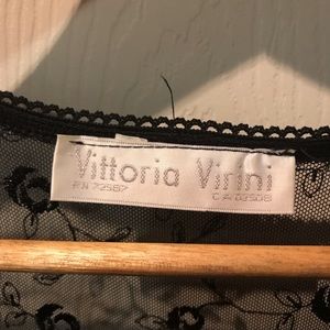 Vittoria Vinni Black Sparkle Mesh Cardigan